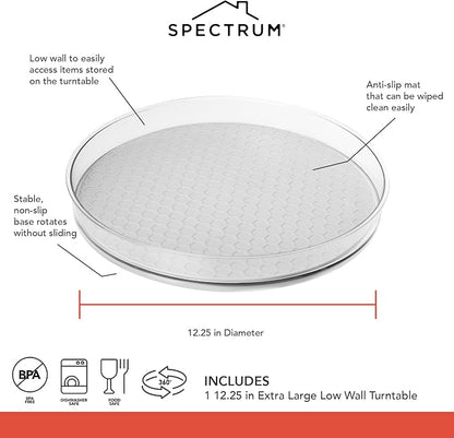 Spectrum XL Lazy Susan Organizer 12.25 in - Image 4