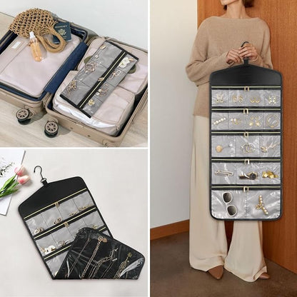 CHICECO Travel Jewelry Holder Organizer, Hanging Jewelry Organizer Storage - Image 6