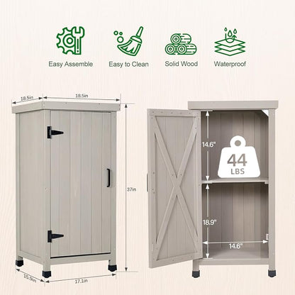 Small Outdoor Storage Cabinet - Image 2
