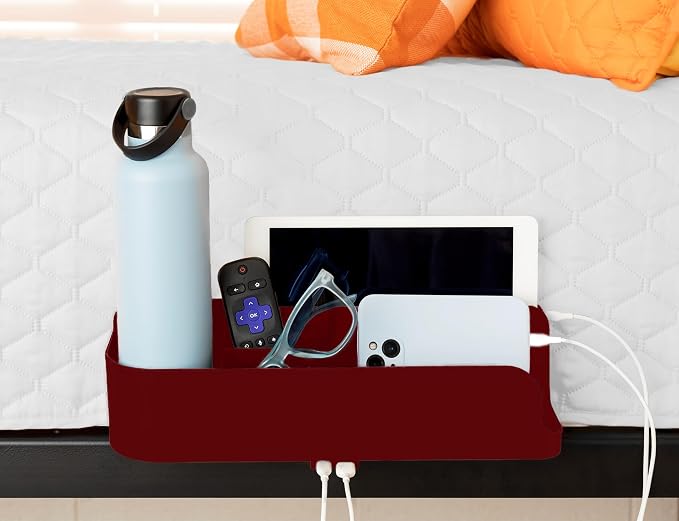 Squirrel-Bedside Perch for College Dorm Room Lofted Bed, Floating Organizer - Image 5