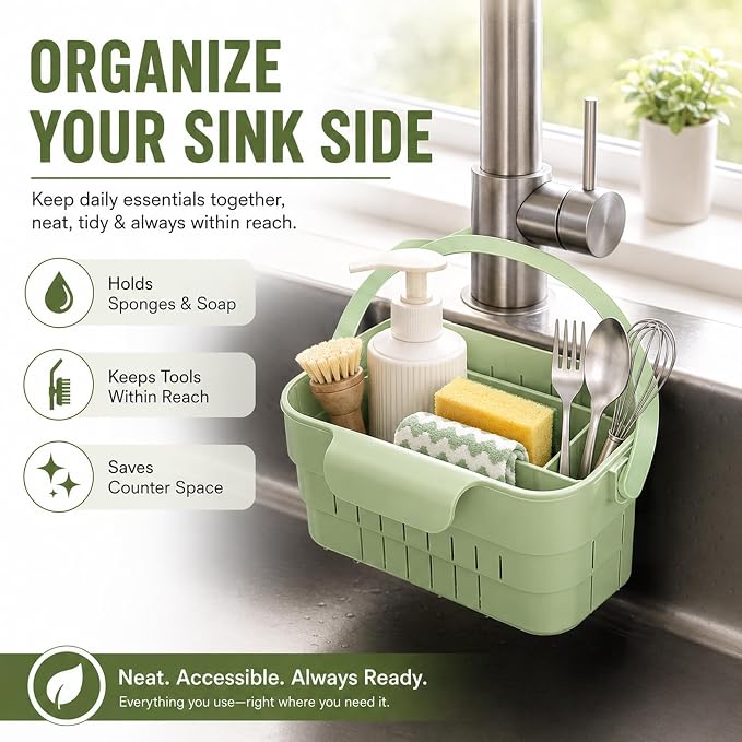 2Pack Multifunctional Hanging Sink Drain Basket - Image 7