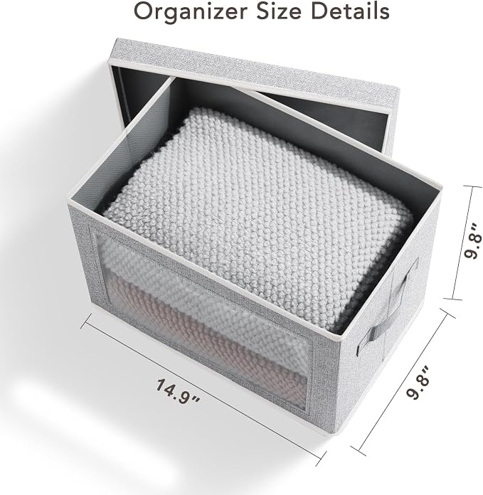 Homsorout Storage Box with Lids - Image 2