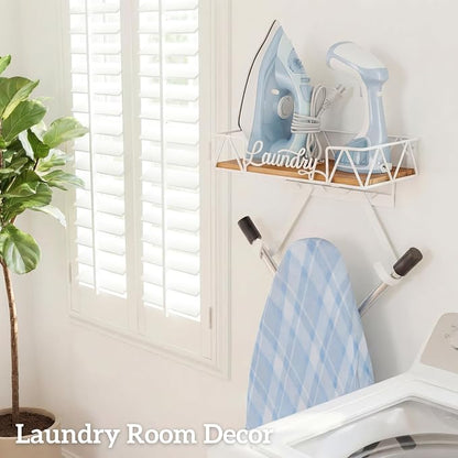 PERFNIQUE Ironing Board Holder, Iron Board Wall Mount, Ironing Board Hanger - Image 5