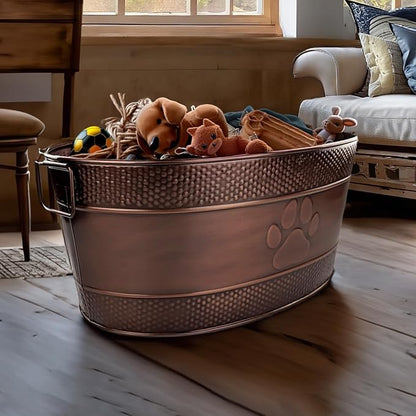 BREKX Indestructible Metal Dog Toy Bin - Image 7