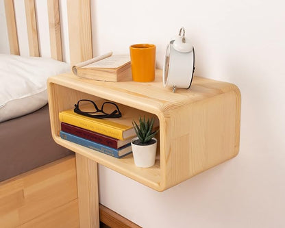 Floating Nightstand Wooden, Bedside Table, Nightstand Shelf, Wall Mounted - Image 8