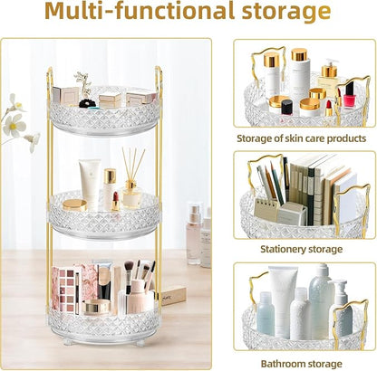 360 Rotating Rotating Makeup Organizer - Image 4
