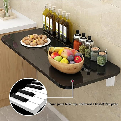 Wall Mounted Folding Table, Stainless Steel Bracket Laundry Folding Table - Image 2
