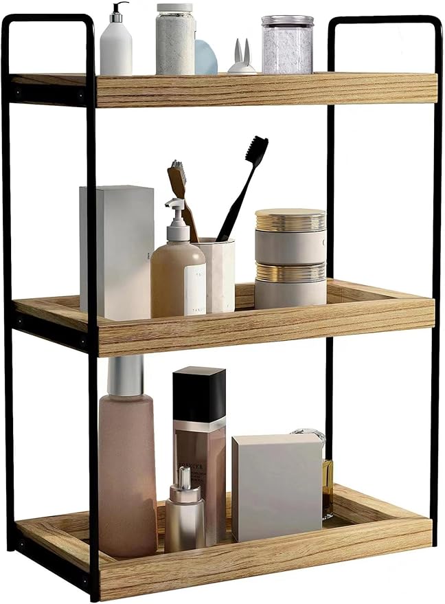 Dorhors Bathroom Counter Organizer, Countertop Tray Storage Shelf | 3 Tier by Dorhors