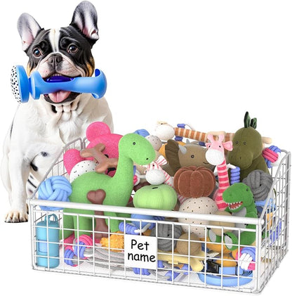 Kaiferty Indestructible Dog Toy basket, Medium Toy Box by Kaiferty