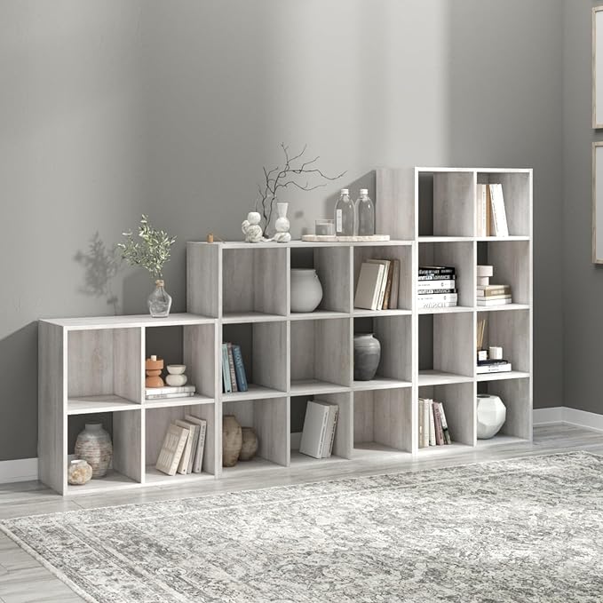 Signature Design by Ashley Paxberry Coastal 8 Cube Storage Organizer or Bookcase - Image 5