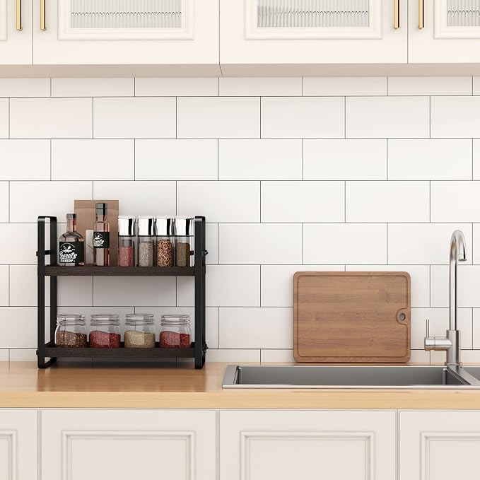 Bathroom Counter Organizer, Bathroom Countertop Organizer, Counter Shelf - Image 2