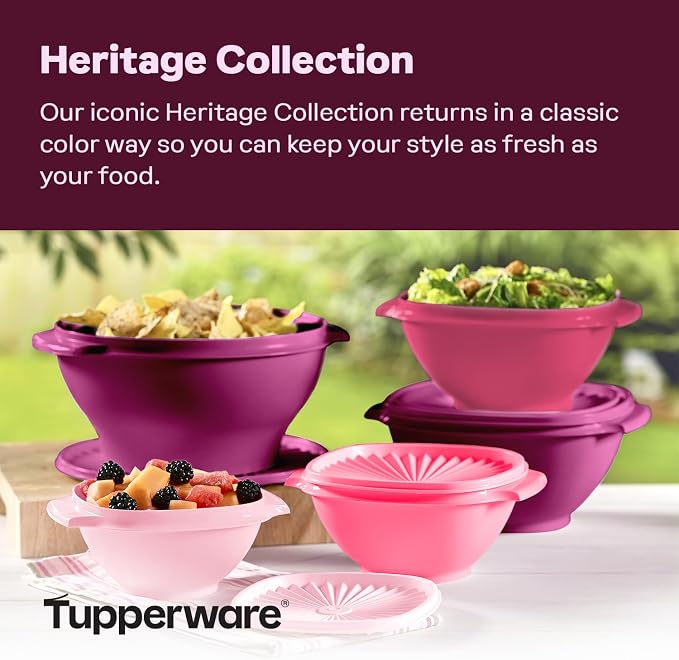 Tupperware Heritage Collection, New 10 Piece Food Storage Container Set in - Image 2