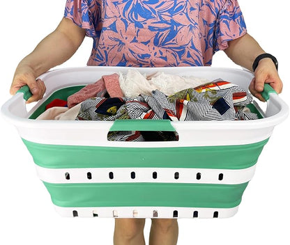 SAMMART 42L Collapsible Plastic Laundry Basket - Image 6