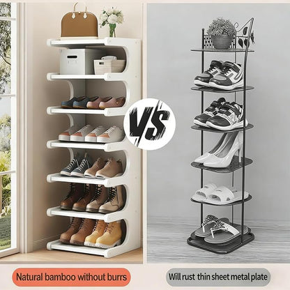 39" Bamboo Shoe Rack - Image 7