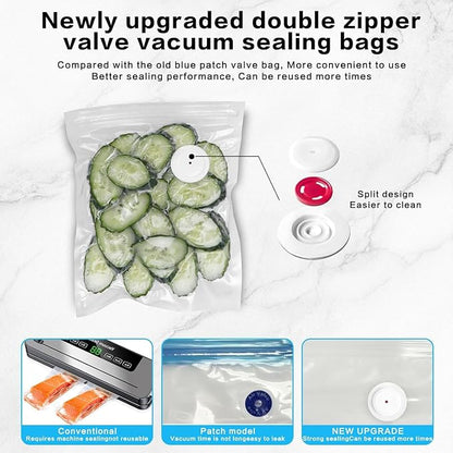 Handheld Vacuum Sealer for Food Powerful Vacuum Sealer Machine, Seal Meal Saver - Image 5