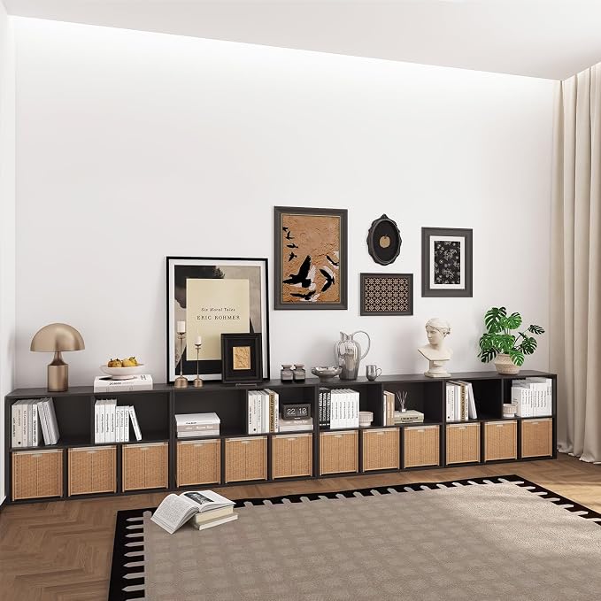 Wooden 5 Cube Storage Organizer - Image 5