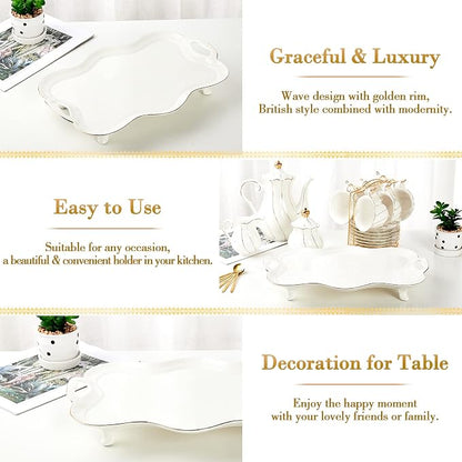 DUJUST Porcelain Serving Tray - Image 3