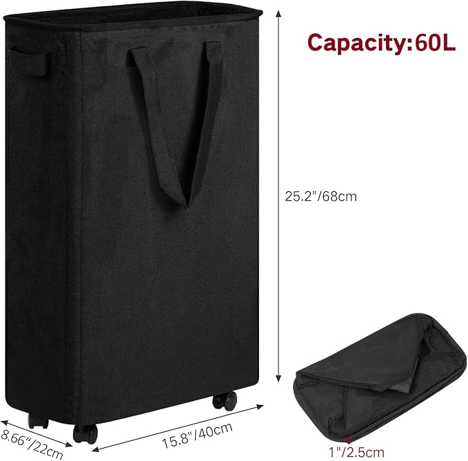 efluky Slim Laundry Hamper - Image 3