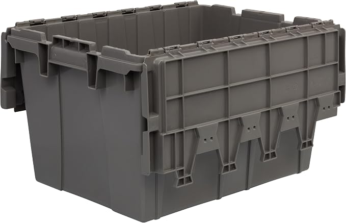 Buckhorn Industrial Lidded Plastic Storage Container, Nesting and Stackable - Image 10