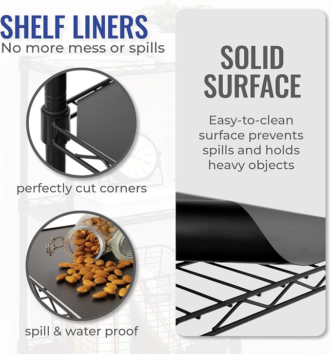 SafeRacks - NSF Certified Storage Shelves, Heavy Duty Steel Wire Unit - Image 7