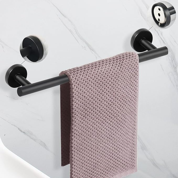 NearMoon Bathroom Hardware Set SUS 304 Thicken Stainless Steel-Towel Bar Set - Image 2