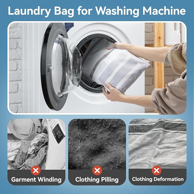 Mesh Laundry Bags for Delicates, Lingerie Bags for Washing Delicates, Laundry - Image 5
