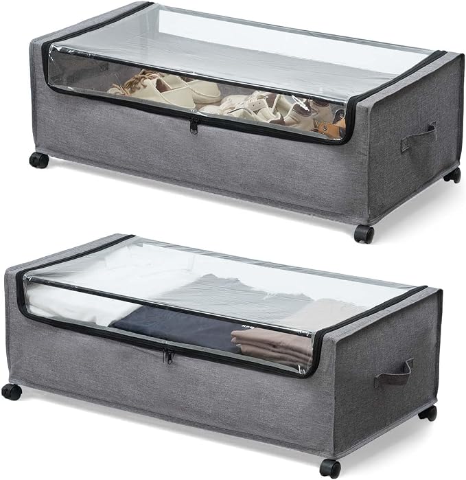 FOUCSSOMEI Under Bed Storage by FOUCSSOMEI