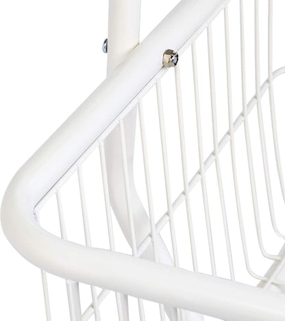 Amazon Basics Rectangular Laundry Hamper Basket Butler Cart - Image 4