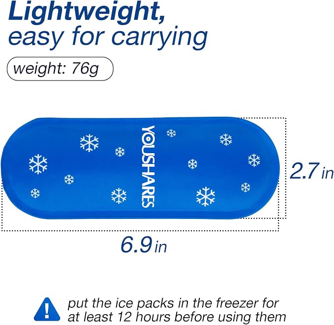 YOUSHARES Diabetes Ice Packs for Insulin Cooler Travel Case - Image 2