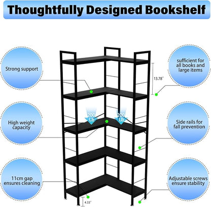 Corner Bookshelf, Living Room, Bedroom - Image 5