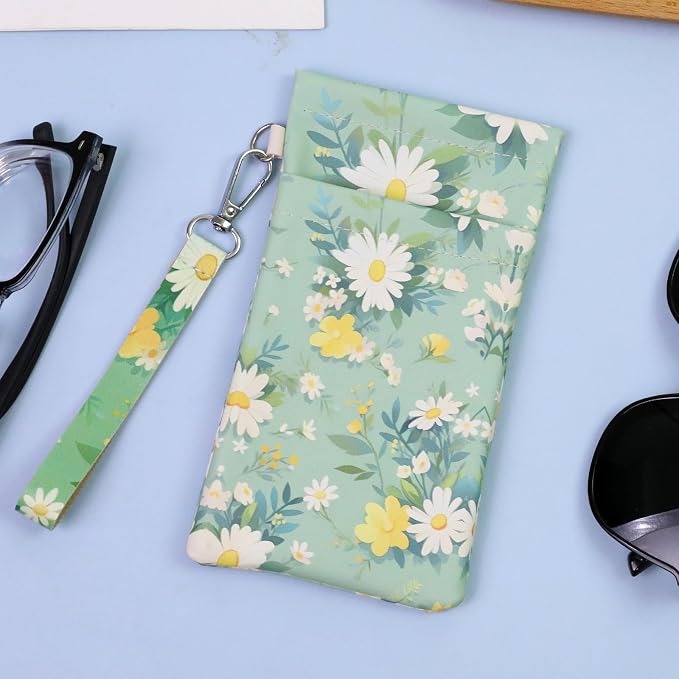 Double Eyeglass Case Soft Dual Glasses Case - Image 7