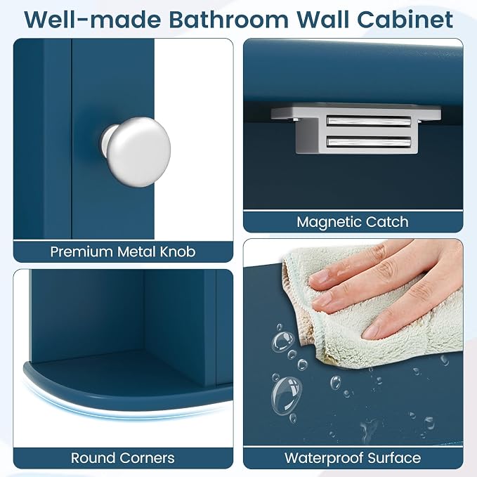 Tangkula Bathroom Medicine Cabinet - Image 7