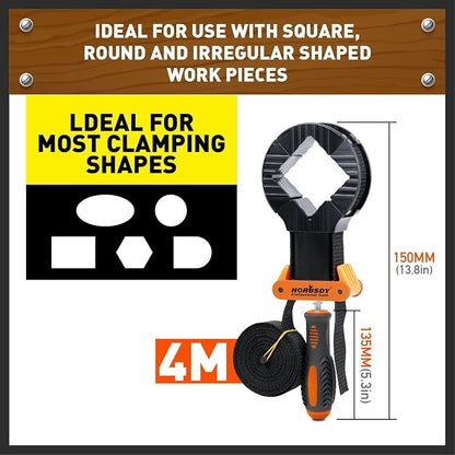 HORUSDY Band Clamp, Woodworking Frame Clamp Strap Holder - Image 5
