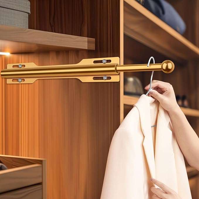 FIRJOY 12" Valet Rod for Closet Pull Out - Image 5