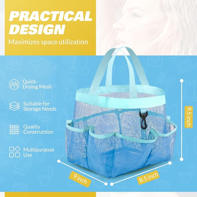 LOYEE Mesh Shower Caddy Portable - Image 2