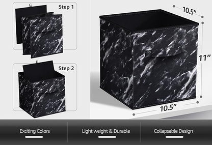 Sorbus Collapsible Fabric Storage Cubes - Image 3
