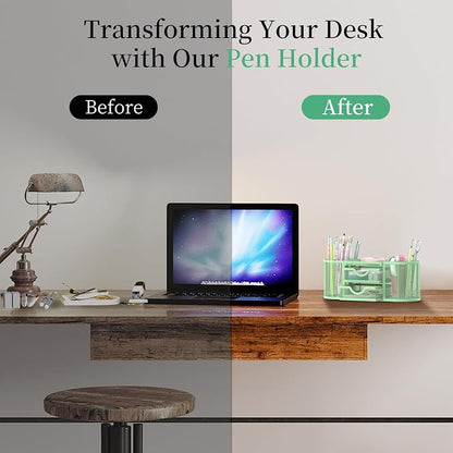 SUPEASY Mesh Desk Organizer, Desk Organizers and Accessories, Pen Holder - Image 7