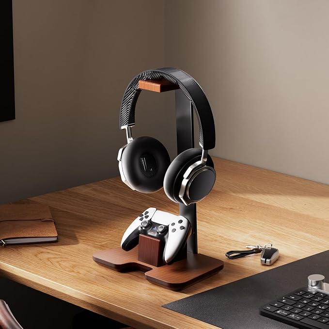 Controller Stand Wood Headphone Stand - Image 7
