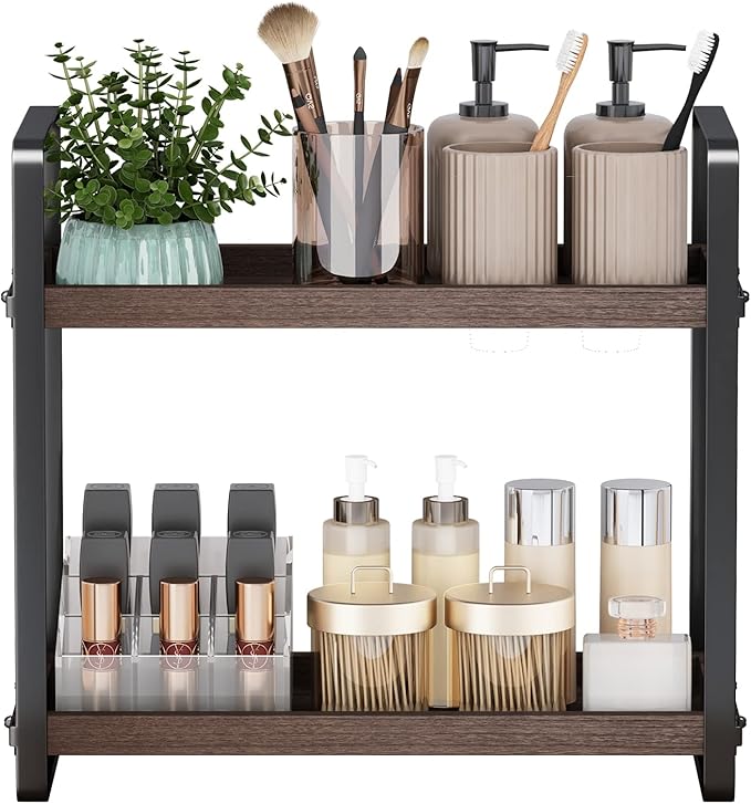 Bathroom Counter Organizer, Bathroom Countertop Organizer, Counter Shelf by Unknown