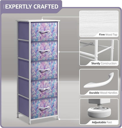 Sorbus Fabric Dresser for Kids Bedroom - Image 4
