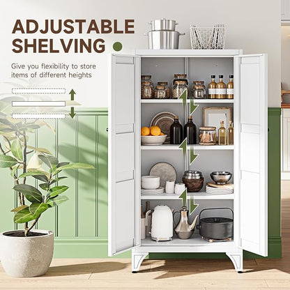 Letaya 47.3" H Metal Storage Cabinet - Image 5
