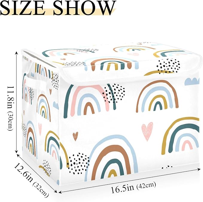 Cartoon Rainbow Storage Bins - Image 3