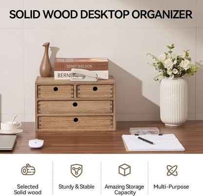 KIRIGEN Wood Desk Organizer - Image 4