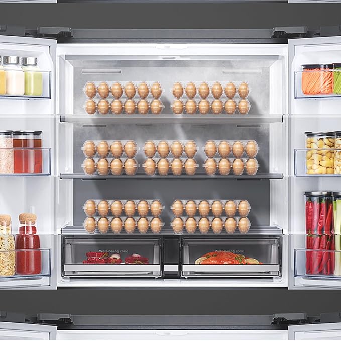 160 Pack Plastic Egg Cartons Cheap Bulk, 3x4 Grids Refrigerator Egg Trays - Image 4