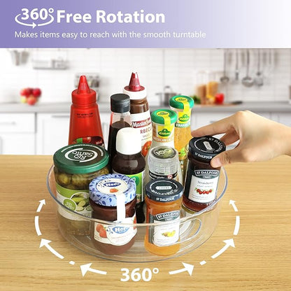 GUZON 4 Pack Lazy Susan Organizer - Image 2