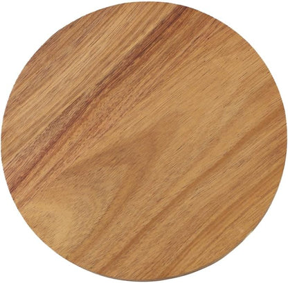 Wood Serving Tray with Compartments - Image 2