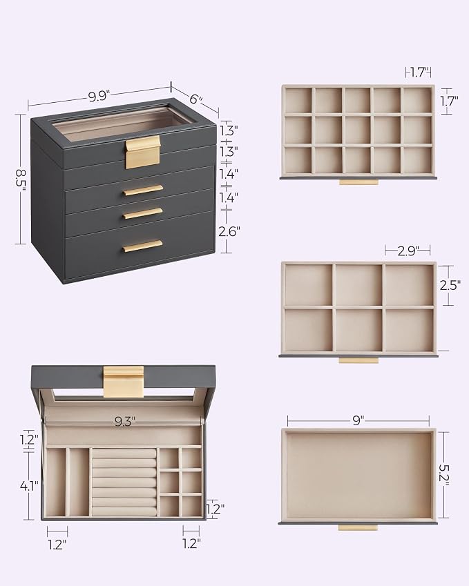 SONGMICS Jewelry Box Organizer - Image 6