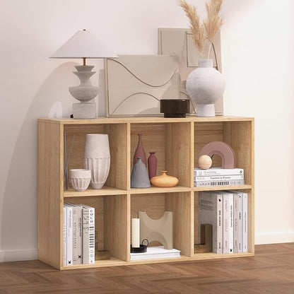 Wooden 6 Cube Storage Organizer by NewBeth