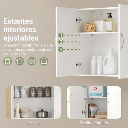 Haotian Wall Cabinet, Bathroom Storage, 23.6 x 11.8 x 23.6 in - Image 7