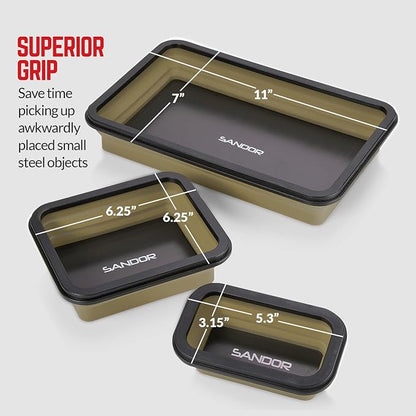 Collapsible Magnetic Parts Tray Set - Image 7